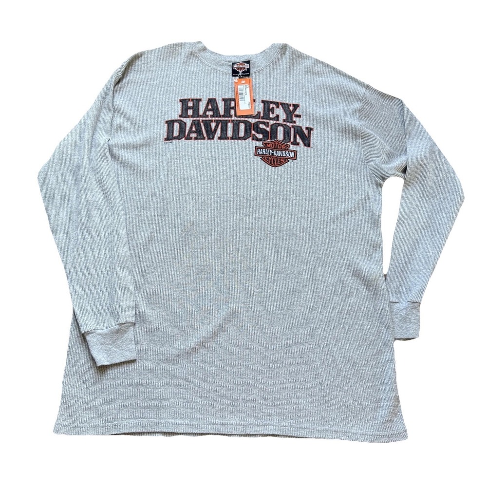 Harley-Davidson Shirt Mens XL NWT Smoky Mtn Thermal Biker USA Made Motorcycle - Picture 3 of 12